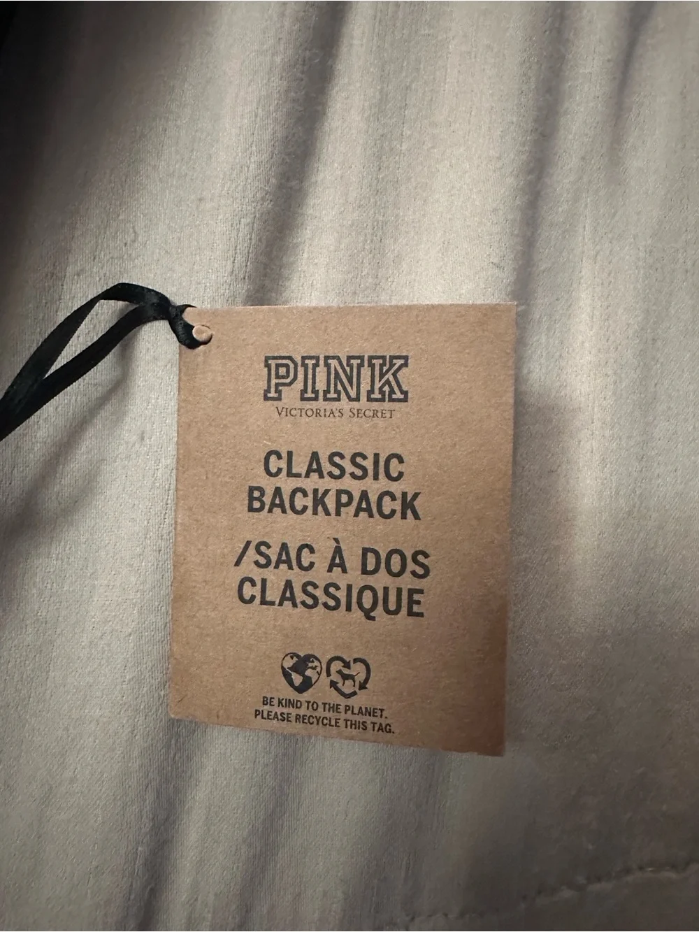PINK Victoria's Secret Black Everyday Backpack